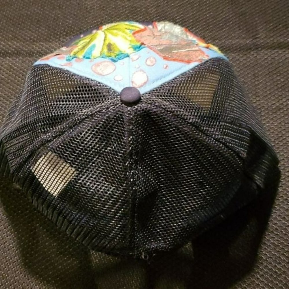 Trucker Hat, Custom Patchwork Euc - image 8